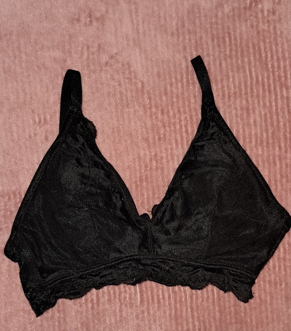 Anne Klein Black Lace Wireless Bralette